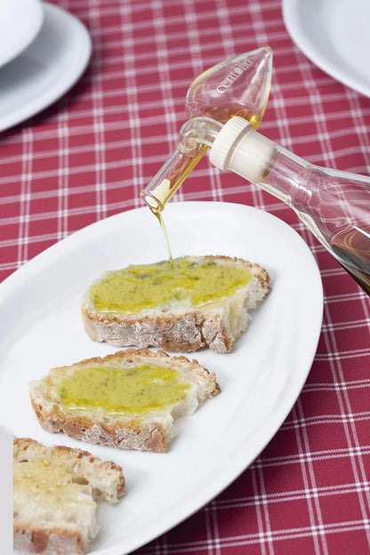 Centellino Centolio decanter olio 35ml vetro colore chiaro - Stilmobili
