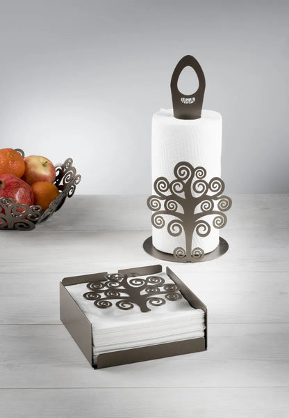 Arti & Mestieri centro tavola moderno grande Albero della Vita in ferro battuto, design italiano