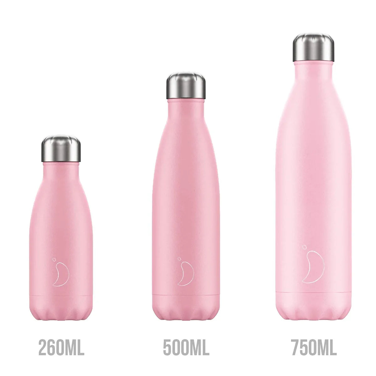 Chilly's bottiglia termica acciaio inossidabile 260/1800ml colore argento