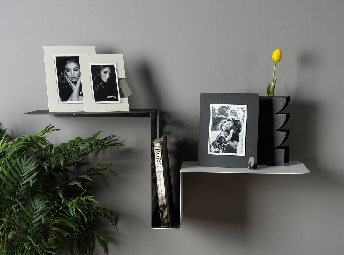 Arti & Mestieri Consolle Mensola Scalea design bicolore con struttura a scala