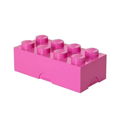 Lego Contenitore Portavivande 8 Bottoncini Rosa in plastica