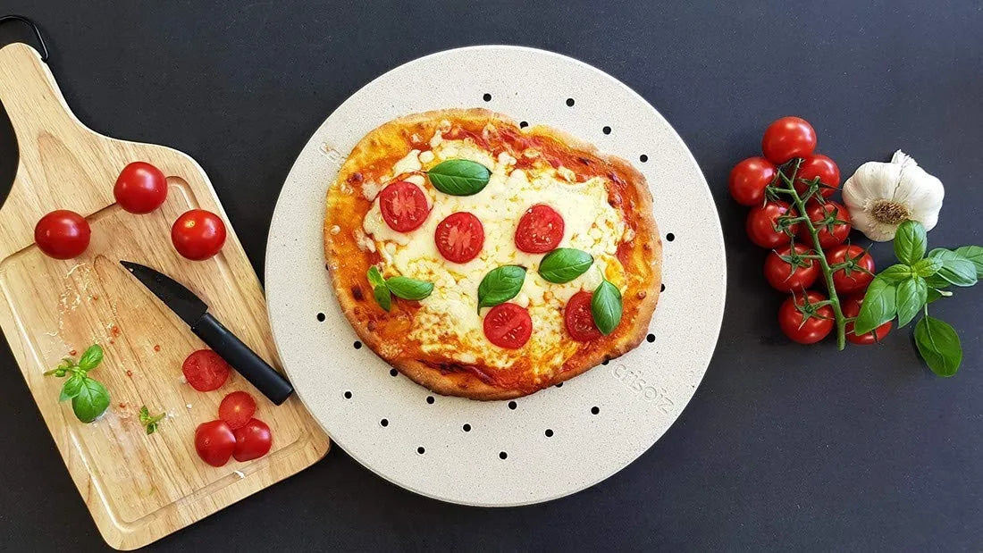 Cookut pietra per pizza ceramica beige - accessorio cucina professionale