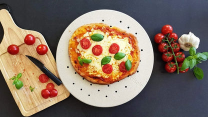 Cookut pietra per pizza ceramica beige - accessorio cucina professionale