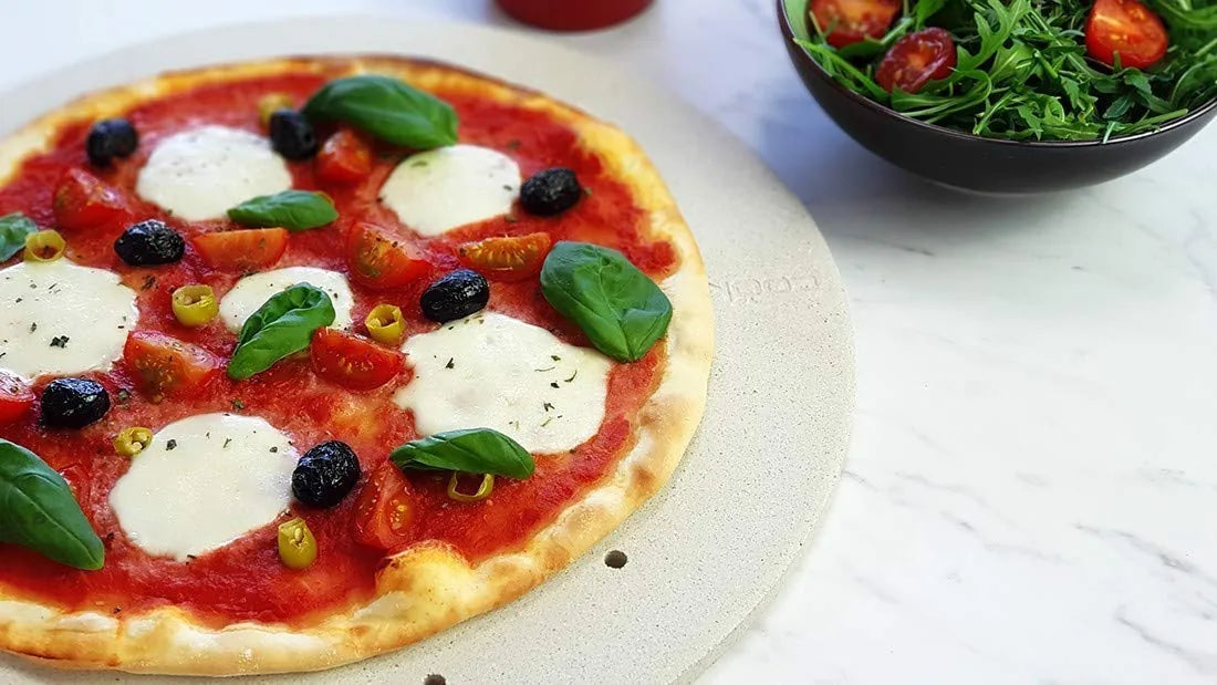 Cookut pietra per pizza ceramica beige - accessorio cucina professionale