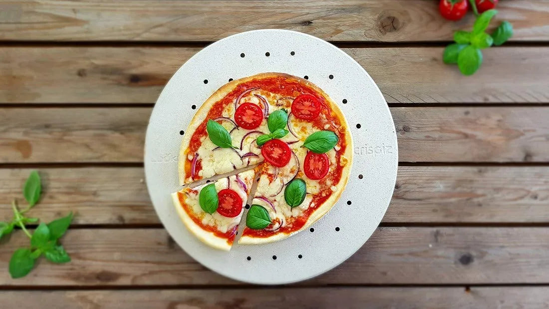 Cookut pietra per pizza ceramica beige - accessorio cucina professionale