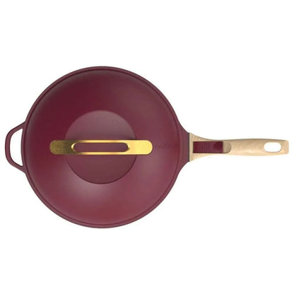 Cookut La Favolosa Padella 8-in-1 Rubio 24cm metallo riciclato rosso con manici rimovibili