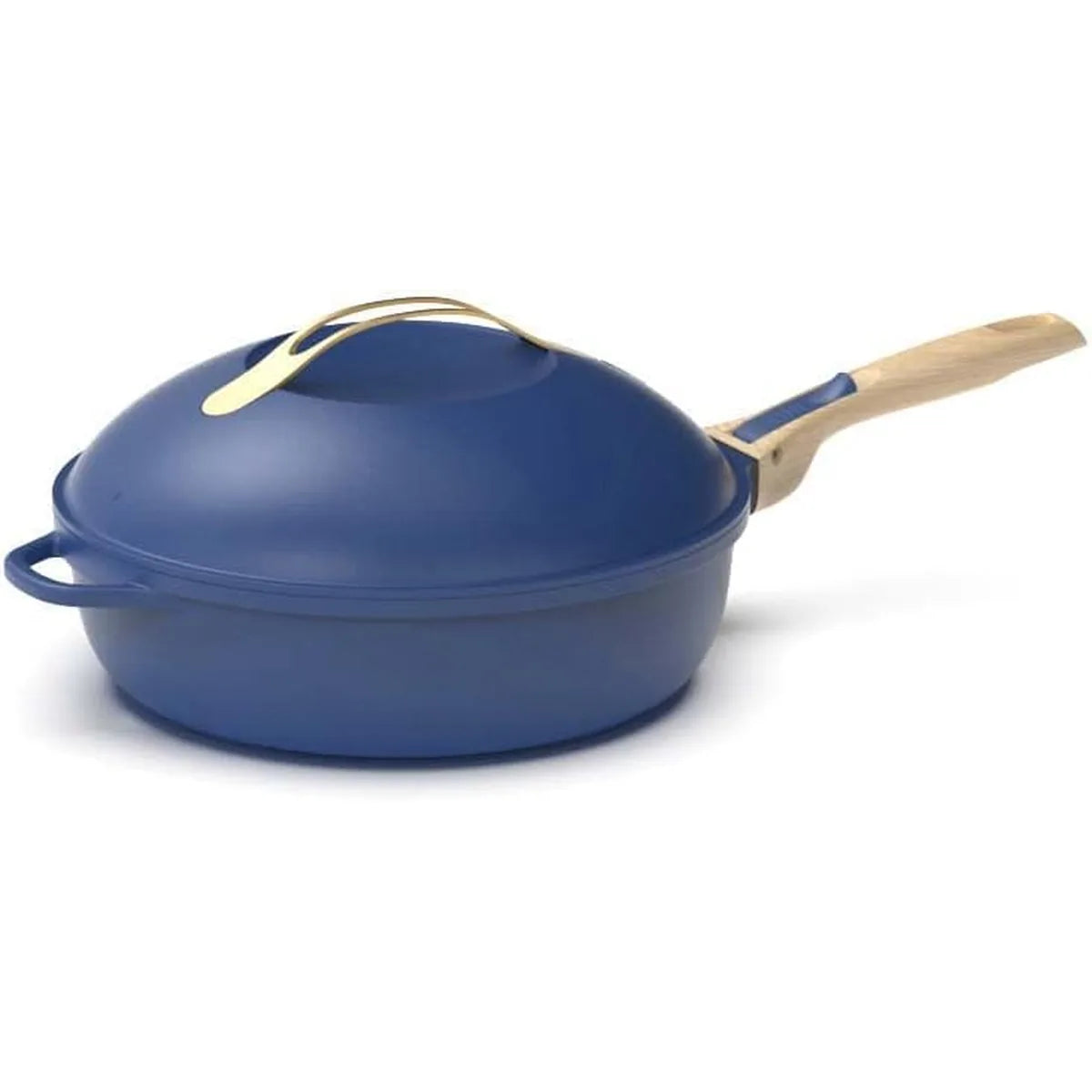 Cookut Favolosa Padella 8-in-1 Zaffiro 24cm metallo riciclato antiaderente blu