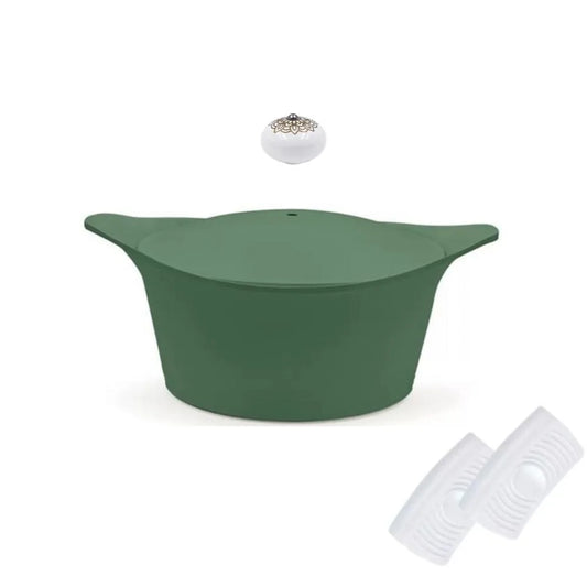 Cookut Ma Jolie Cocotte Verde Fougere 24cm in ghisa smaltata
