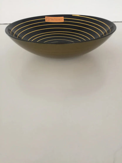 Nachtmann Coppetta 17cm cristallo nero e oro - design tedesco per tavola elegante