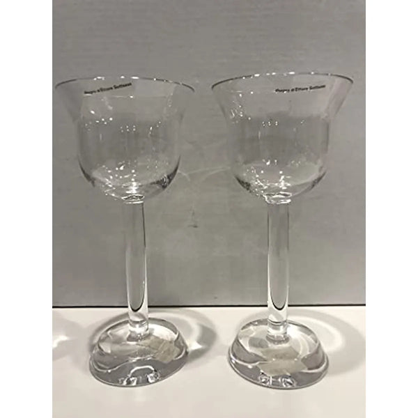 Arnolfo di Cambio - Paire de verres à vin/alcool en cristal, design Ettore Sottsass — Arnolfo Di Cambio