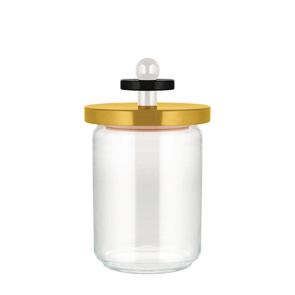 Alessi — ES16/100 1 | Barattolo Sottsass in vetro e faggio