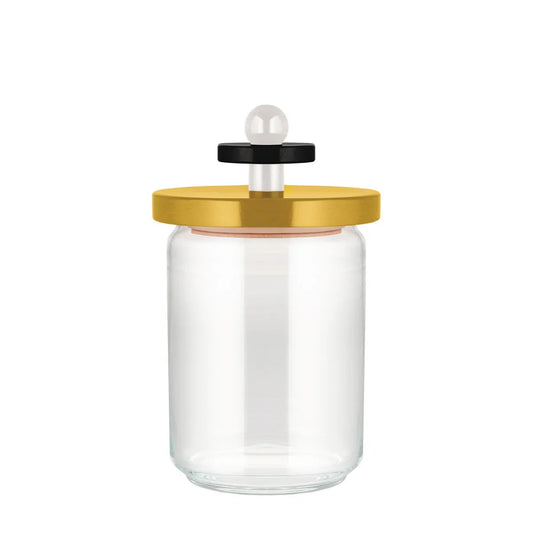 Alessi — ES16/100 1 | Barattolo Sottsass in vetro e faggio