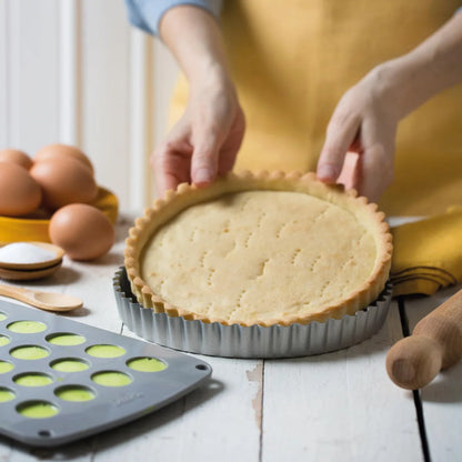 Decora stampo crostata rotondo fondo mobile Ø28 cm acciaio antiaderente