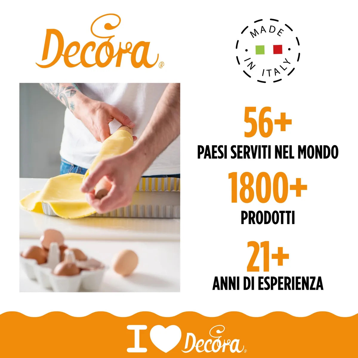 Decora stampo crostata rotondo fondo mobile Ø28 cm acciaio antiaderente