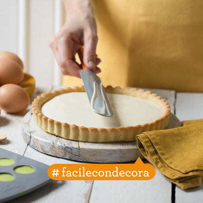 Decora stampo crostata rotondo fondo mobile Ø28 cm acciaio antiaderente