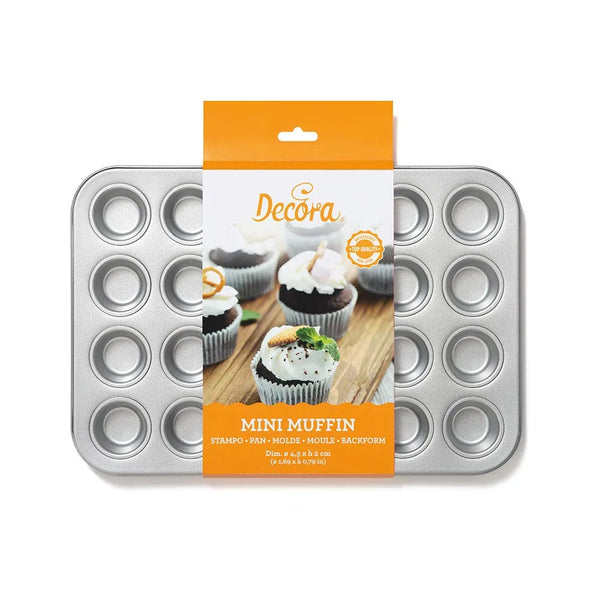 Decora — Stampo 24 Mini Muffin | Teglia da Forno — Decora