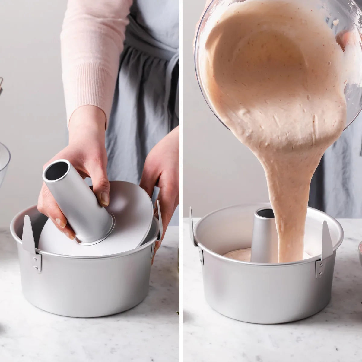 Stilmobili Decora stampo Angel Food alluminio anodizzato 17,5 cm - Stampo per torte