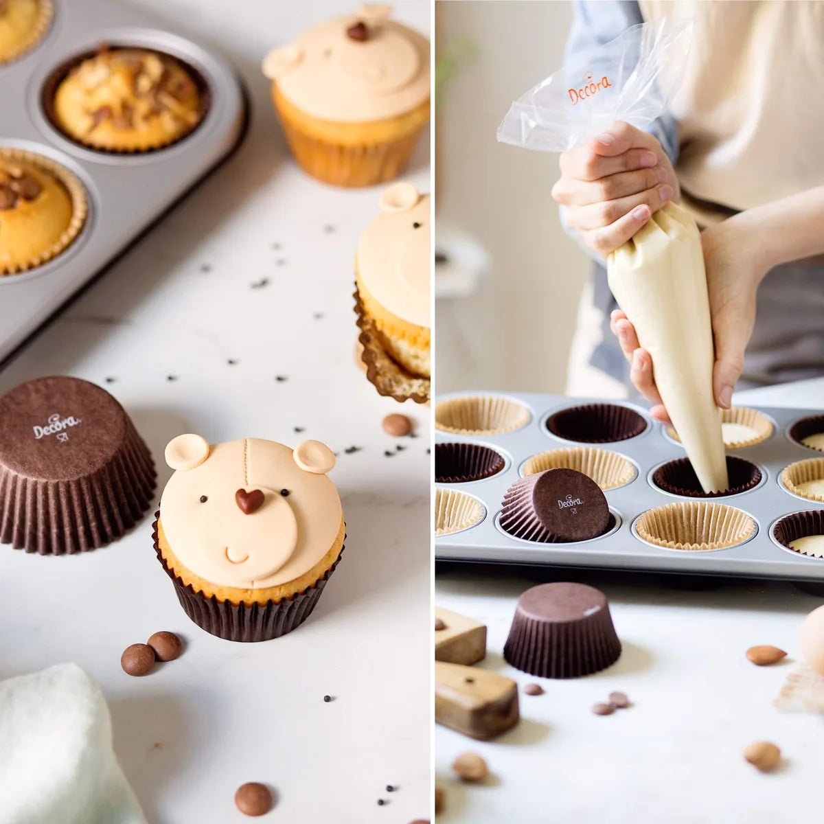 Decora fogli in PVC per alimenti - materiale alimentare trasparente