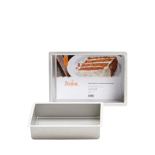 Decora teglia professionale rettangolare alluminio anodizzato 20x30x7,5 cm