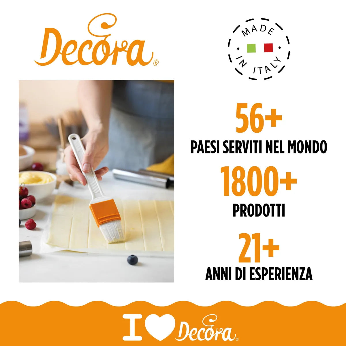 Decora teglia professionale rettangolare alluminio anodizzato 20x30x7,5 cm