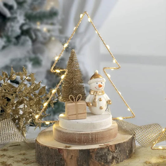 Mascagni Pupazzo di Neve Natale decorazione festiva