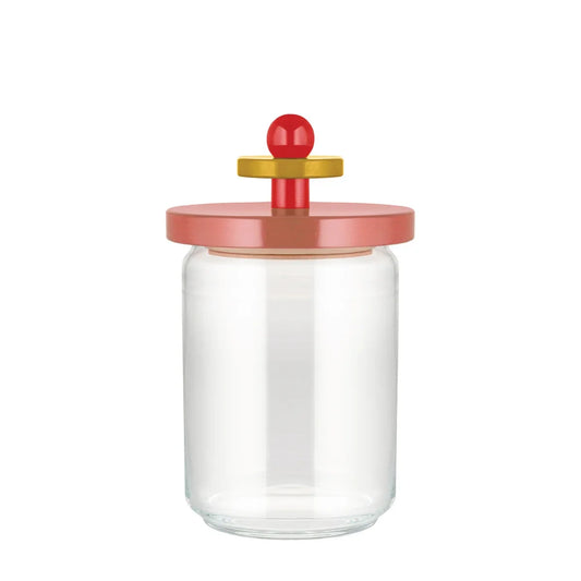 Alessi — ES16/100 2 | Barattolo in vetro ed Ettore Sottsass