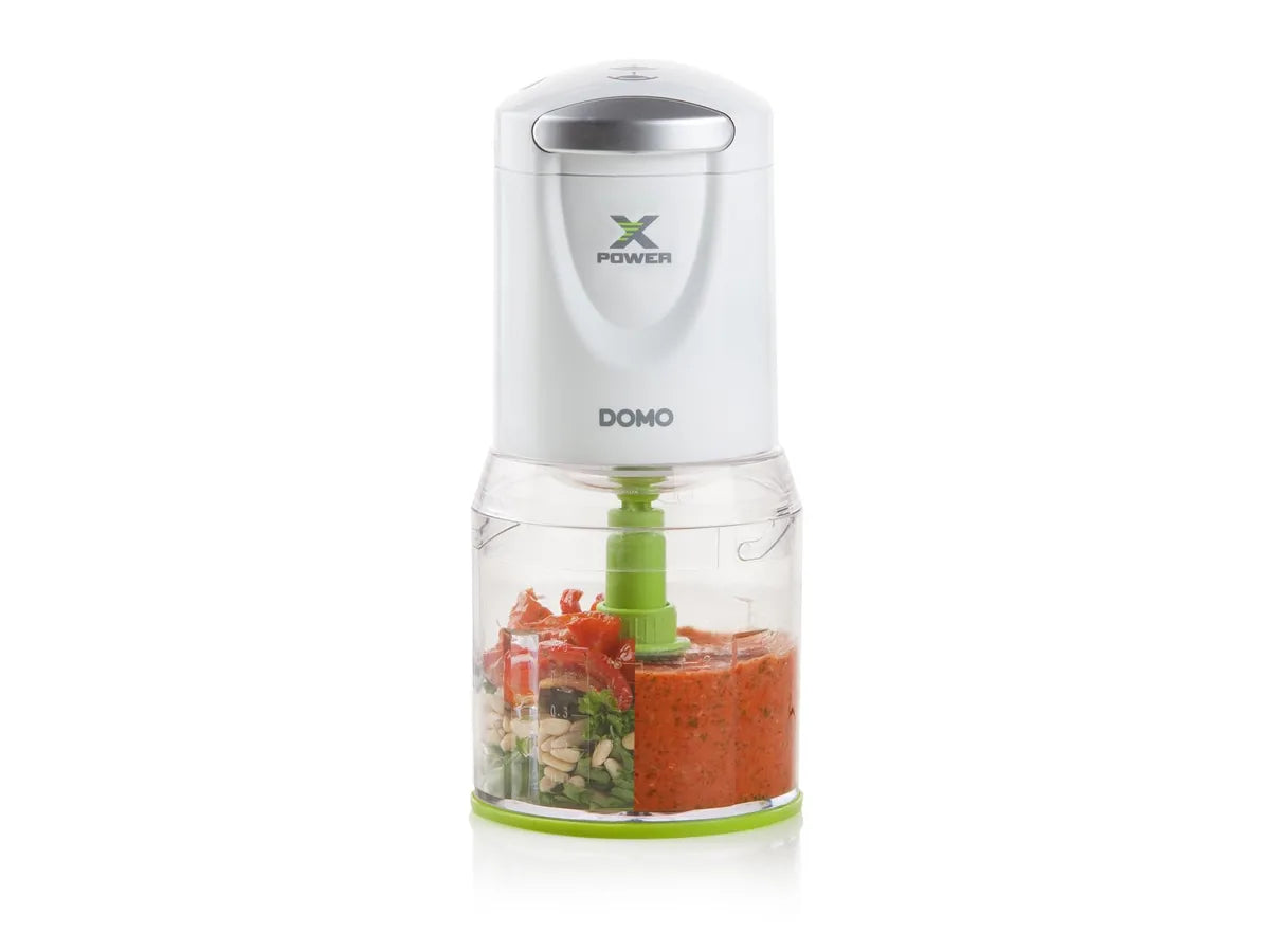 Domo Tritatutto DO9192MC quadriplica lama bianco grigio verde - utensile da cucina
