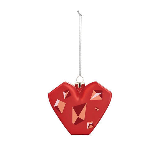 Alessi — Amore al Cubo GJ02 GJ02 18 | Decorazione natalizia in vetro s