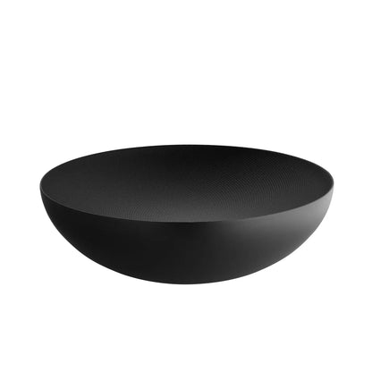 Alessi — Double DUL02/32 | Ciotola a doppia parete nera con decoro