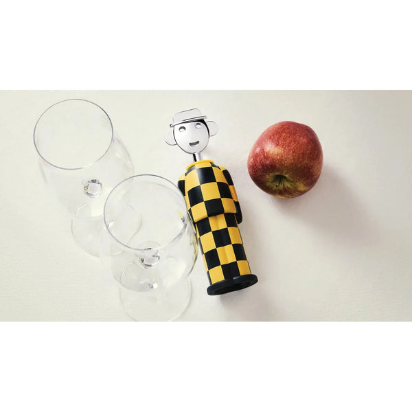 Alessi — Alessandro M. AM23A 34 | Cavatappi Mendini Giallo e Nero — Alessi