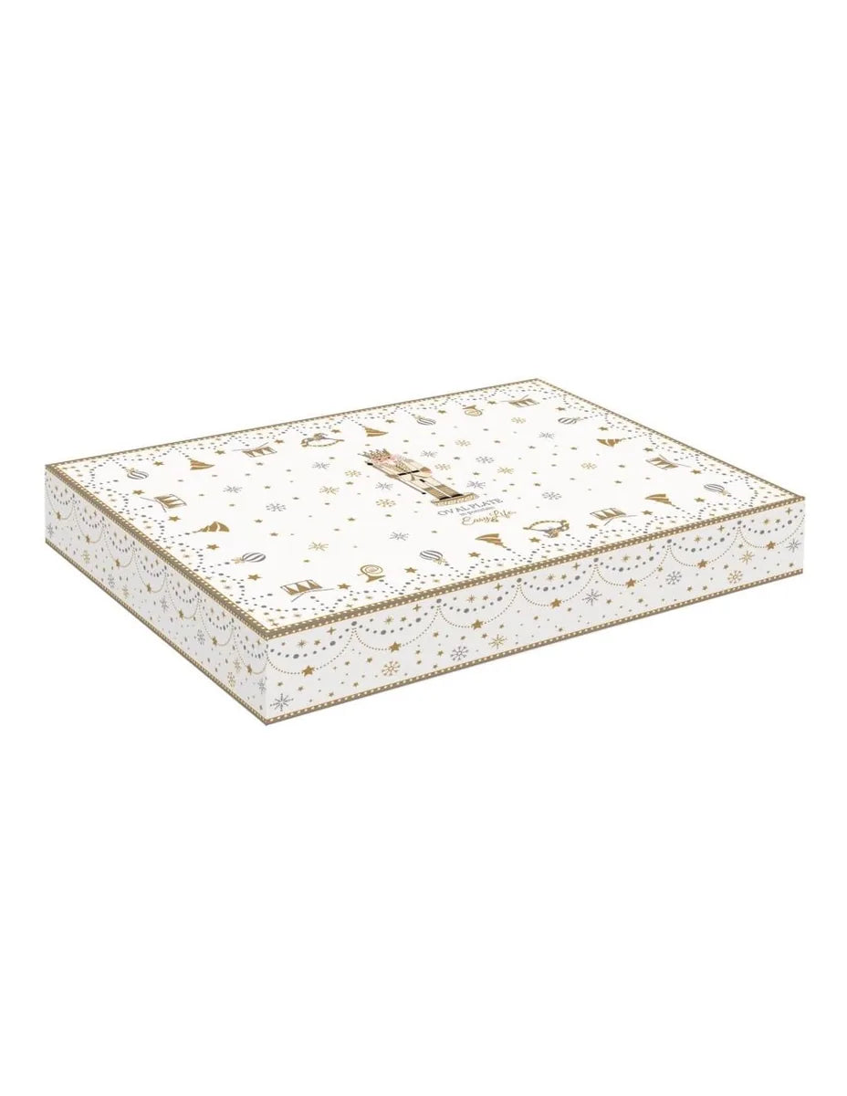Easy Life Piatto Ovale Natale ceramica design italiano