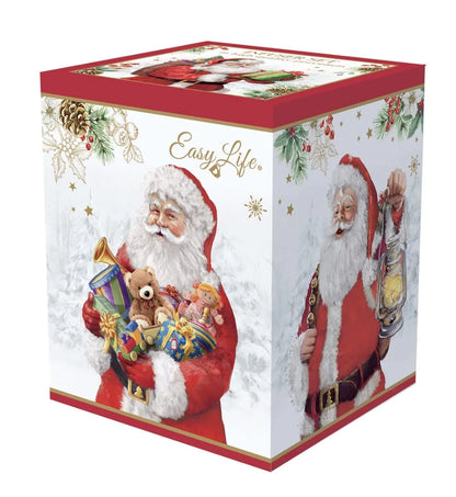 Easy Life Infusiera Natale ceramica multicolore con piastrella - design italiano per le feste