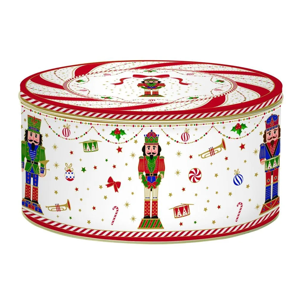 Easy Life Set 3 scatole Natale Nutcracker Twist latta rosso bianco verde - Stilmobili