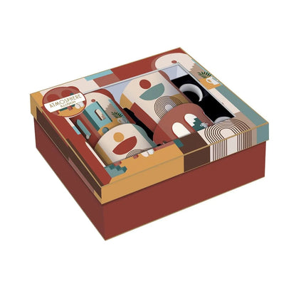 Easy Life Set 4 Tazze in porcellana fine Illusion multicolore - Stilmobili