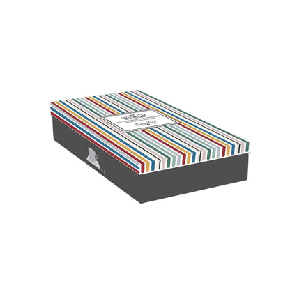 Easy Life Set 4 Tazze da Caffè in porcellana multicolore con piattino Acacia Take a Break