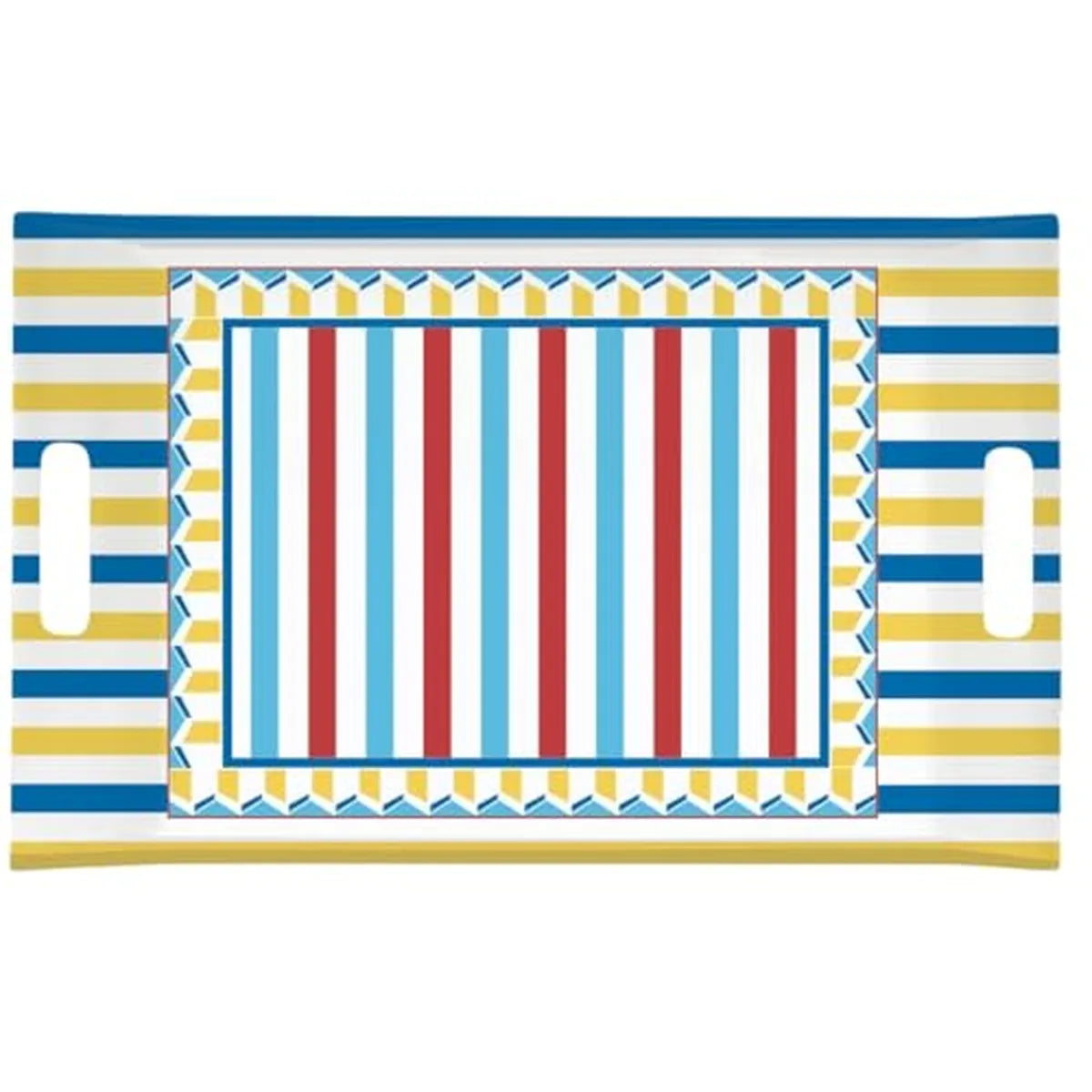 Easy Life Vassoio 31x47 cm melamine geocromia nero