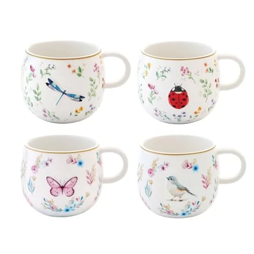 Easy Life tazza porcellana Fancy Garden 400ml design floreale