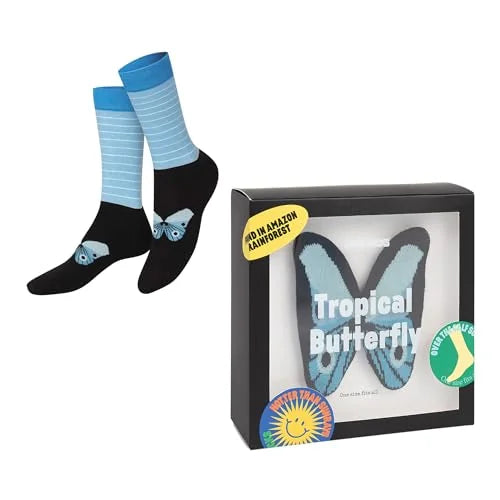 Eat My Socks Calzini Farfalla multicolore cotone taglia 36-45