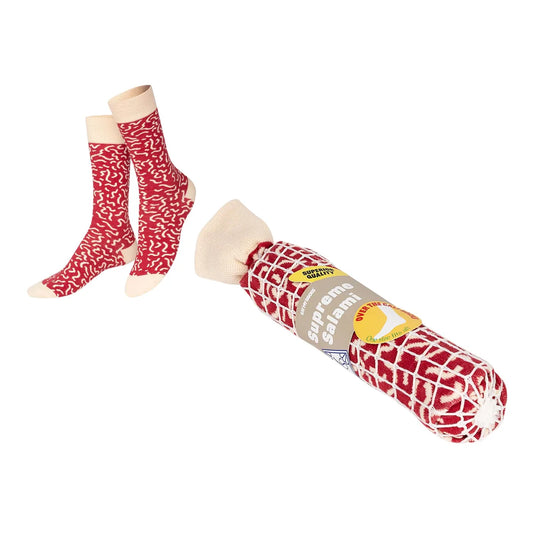 Eat My Socks calzini salsiccia multicolore 36-45 cotone con packaging fuet