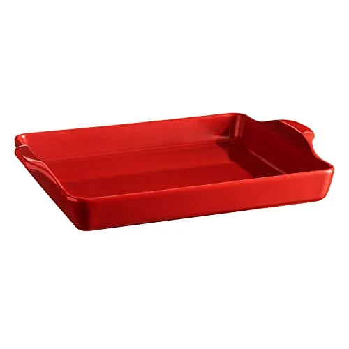 Emile Henry Teglia Focaccia ceramica borgogna - Stilmobili