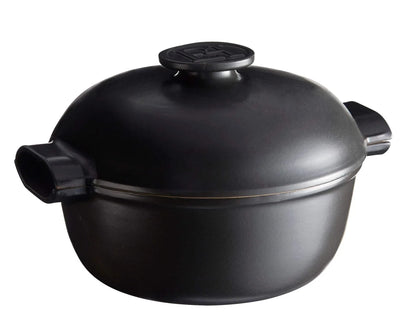 Emile Henry casseruola rotonda 4 litri ceramica ardesia 31cm