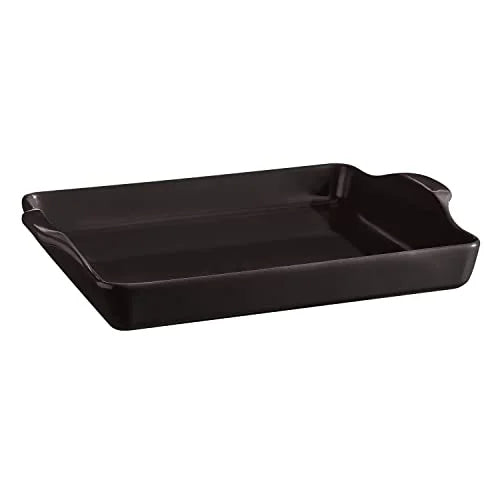 Emile Henry teglia focaccia pane in ceramica carbone, made in Francia