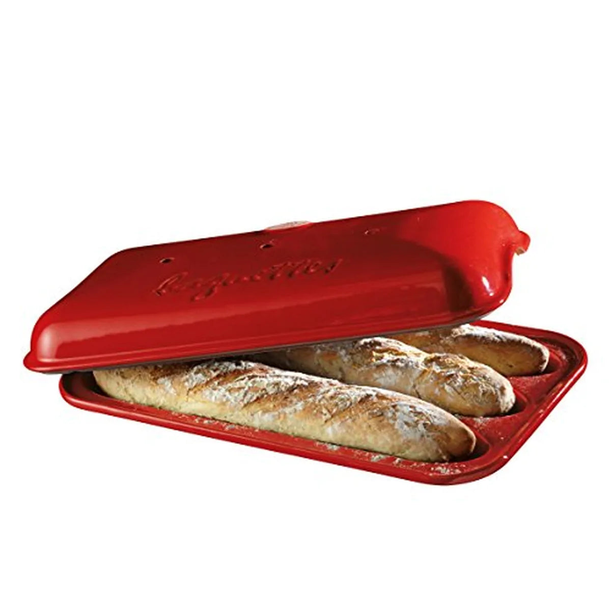 Emile Henry Stampo Baguettes in ceramica rosso - Stilmobili