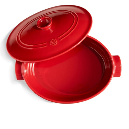 Emile Henry Casseruola Ovale Tegame Ceramica vista dall'alto ceramica