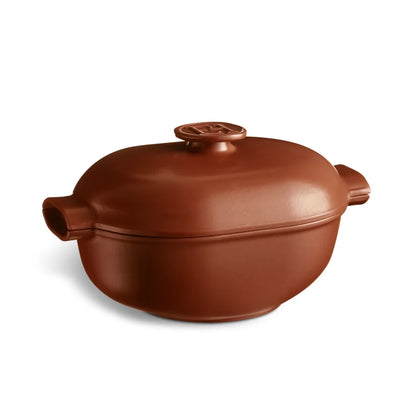 Emile Henry - Oval Saucepan 4.5L Slate