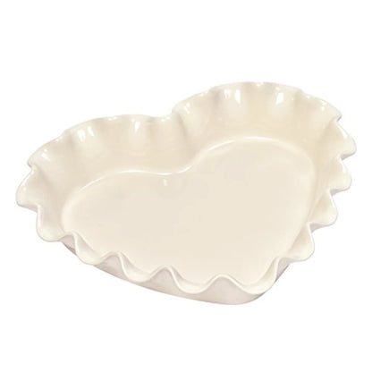 Emile Henry stampo cuore in ceramica rosso per dolci e torte