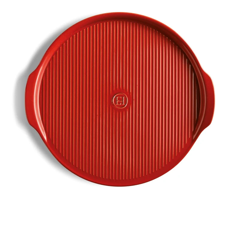 Emile Henry Pizza BBQ Piatto Ceramica vista dall'alto ceramica