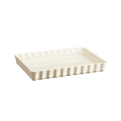 Emile Henry tortiera rettangolare ceramica antigraffio per cottura torte