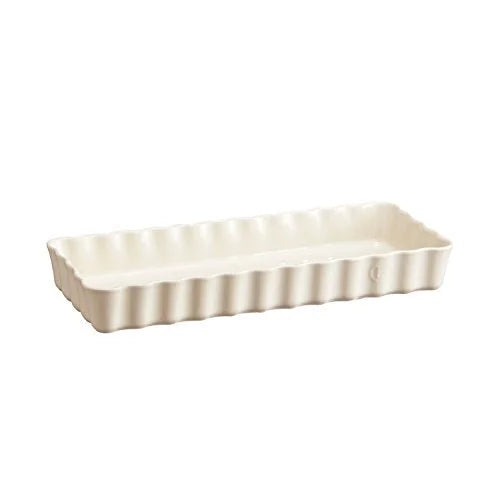 Emile Henry tortiera rettangolare lunga in ceramica, smalto resistente