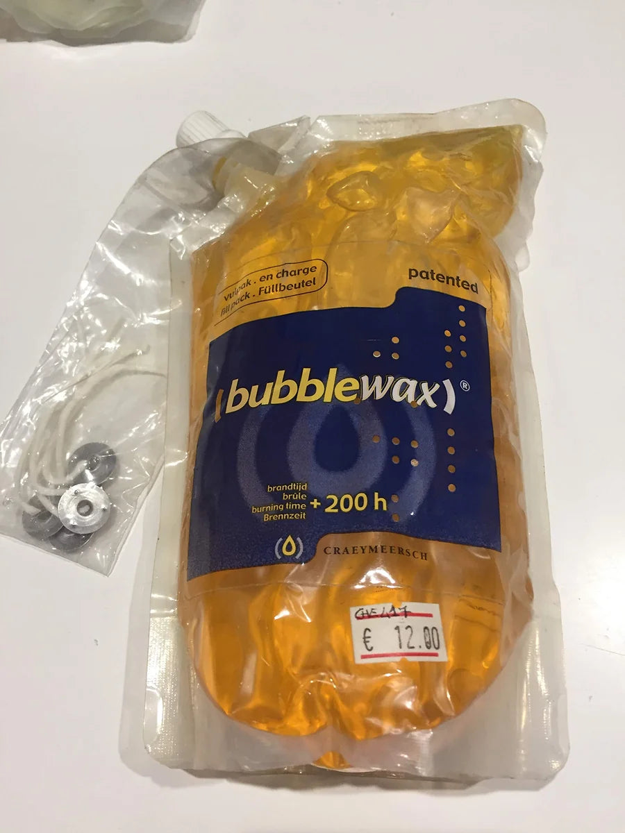ESTEBAN BUBBLEWAX Cera per Candele 600 ML con 5 stoppini colori assortiti